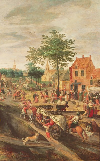 Flemish Kermesse (detail) by Gillis Mostaert